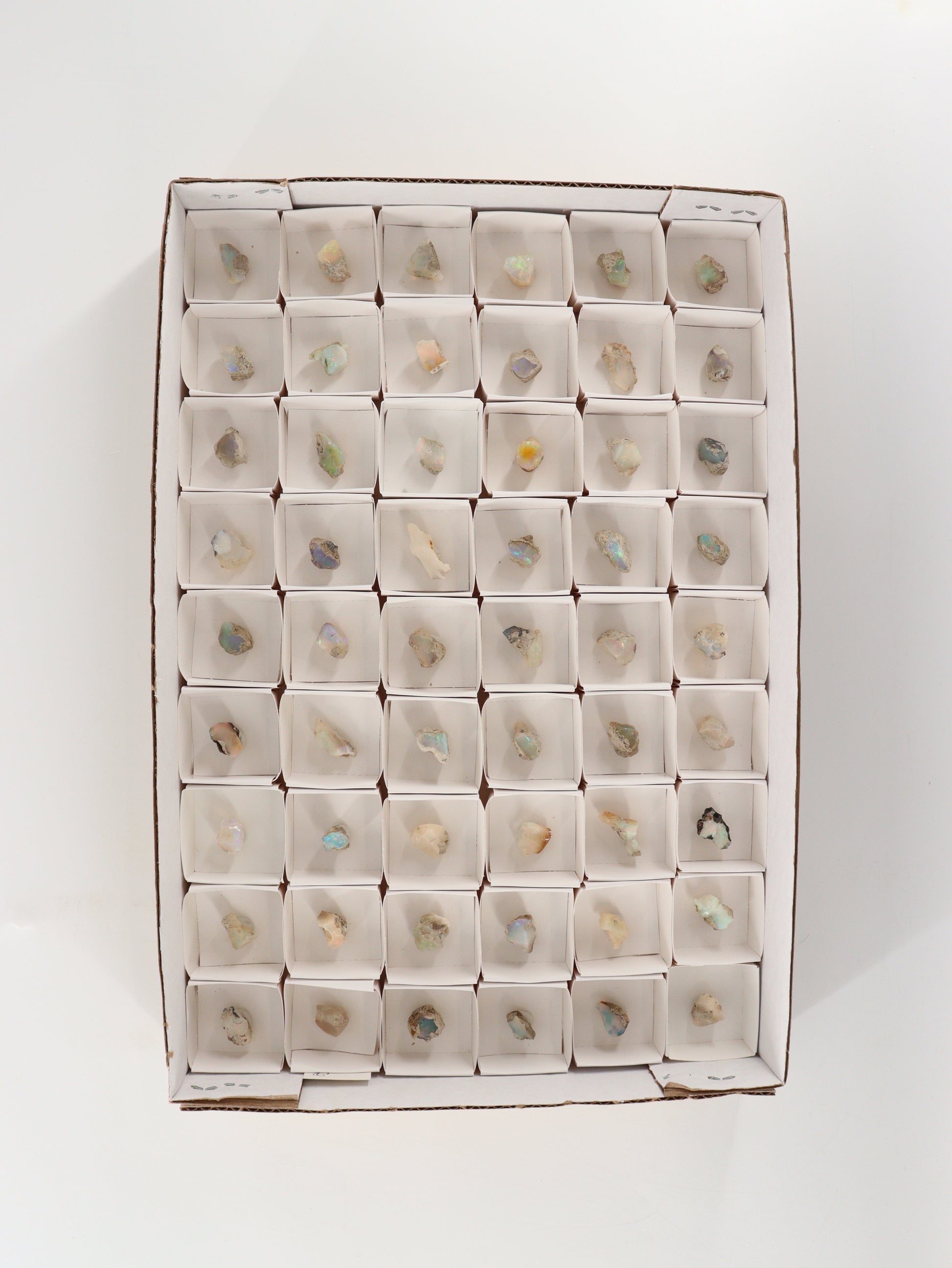 Ethiopian Opal Flat Set of 54 - Expert Wholesale and Supplier of Wholesale Crystals & Bulk Gemstones, []