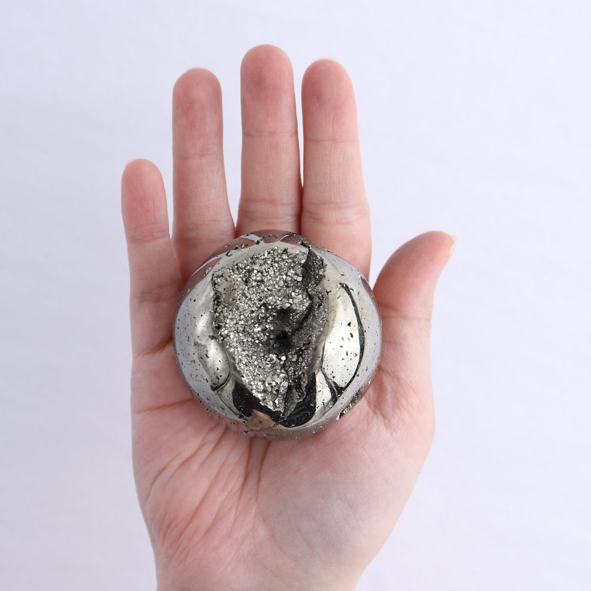Pyrite Spheres Set of 4