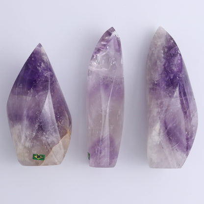 Amethyst Flames Set of 5 - Expert Wholesale and Supplier of Wholesale Crystals & Bulk Gemstones, ["Amethyst","Brazil","flames"]