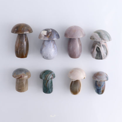 Jasper Mushrooms Set of 8