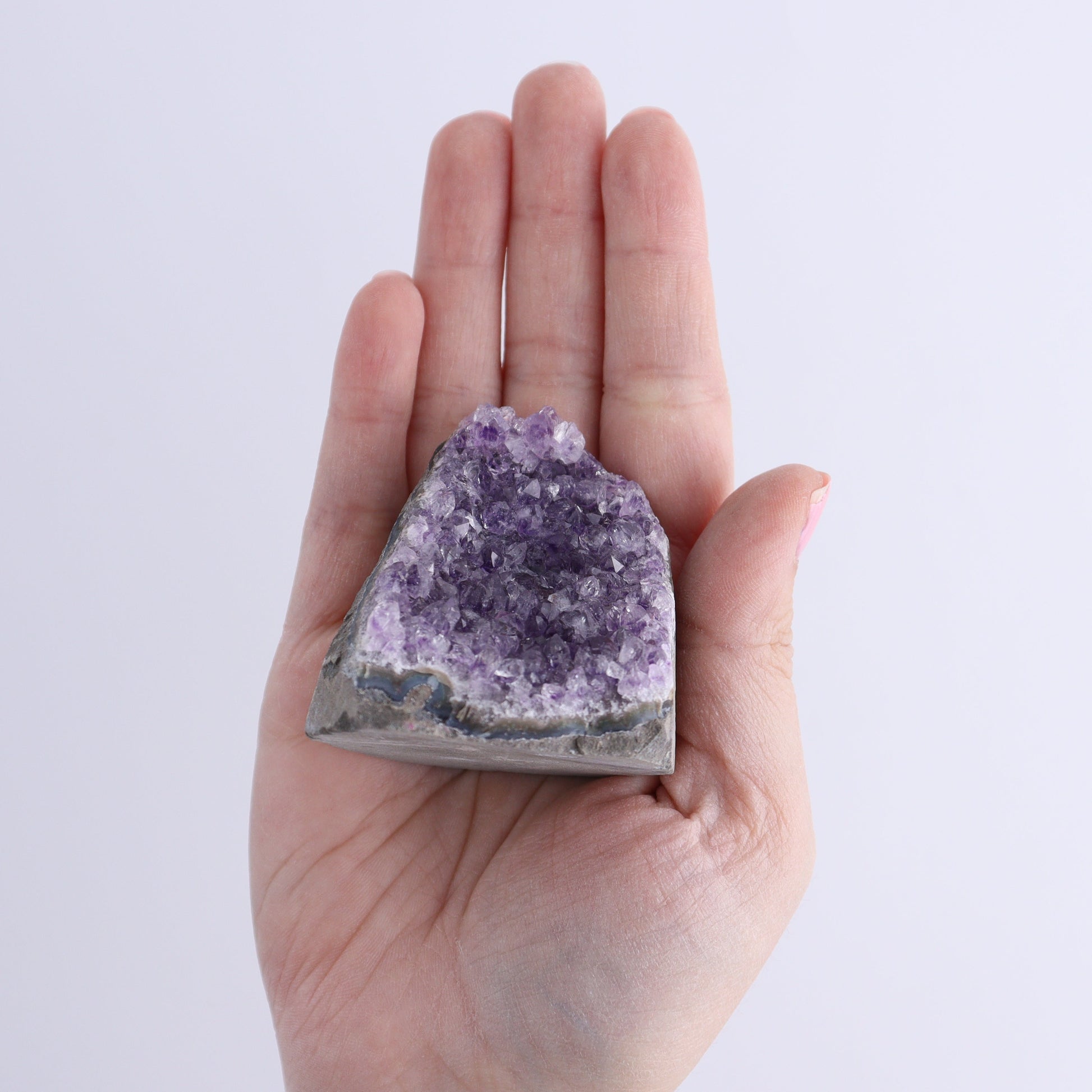 Uruguay Amethyst Cut Base Set of 12 - Expert Wholesale and Supplier of Wholesale Crystals & Bulk Gemstones, ["Amethyst","Cut Base","Uruguay"]