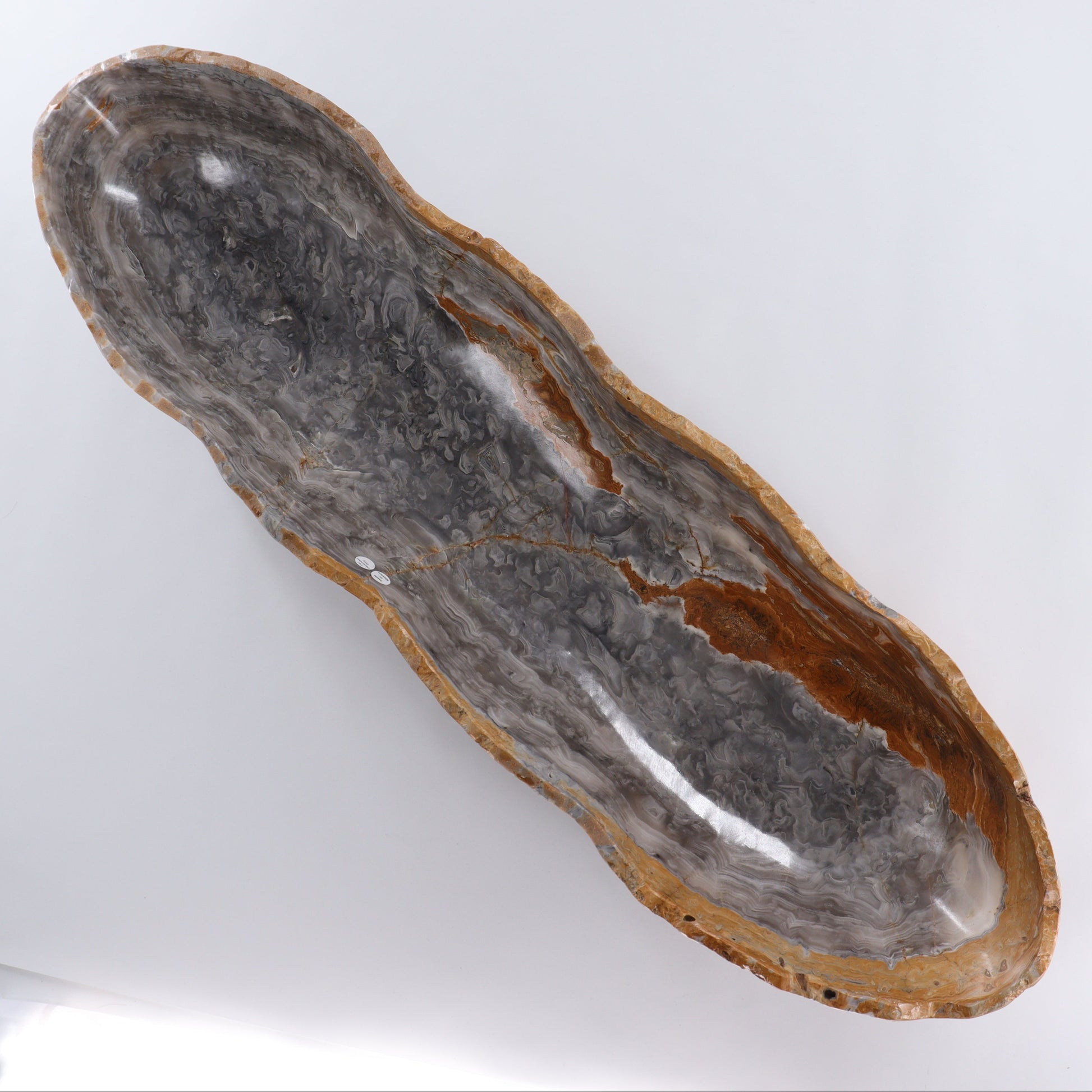 Onyx Canoe Bowl - Expert Wholesale and Supplier of Wholesale Crystals & Bulk Gemstones, ["Bowls","canoe","Mexico","onyx"]