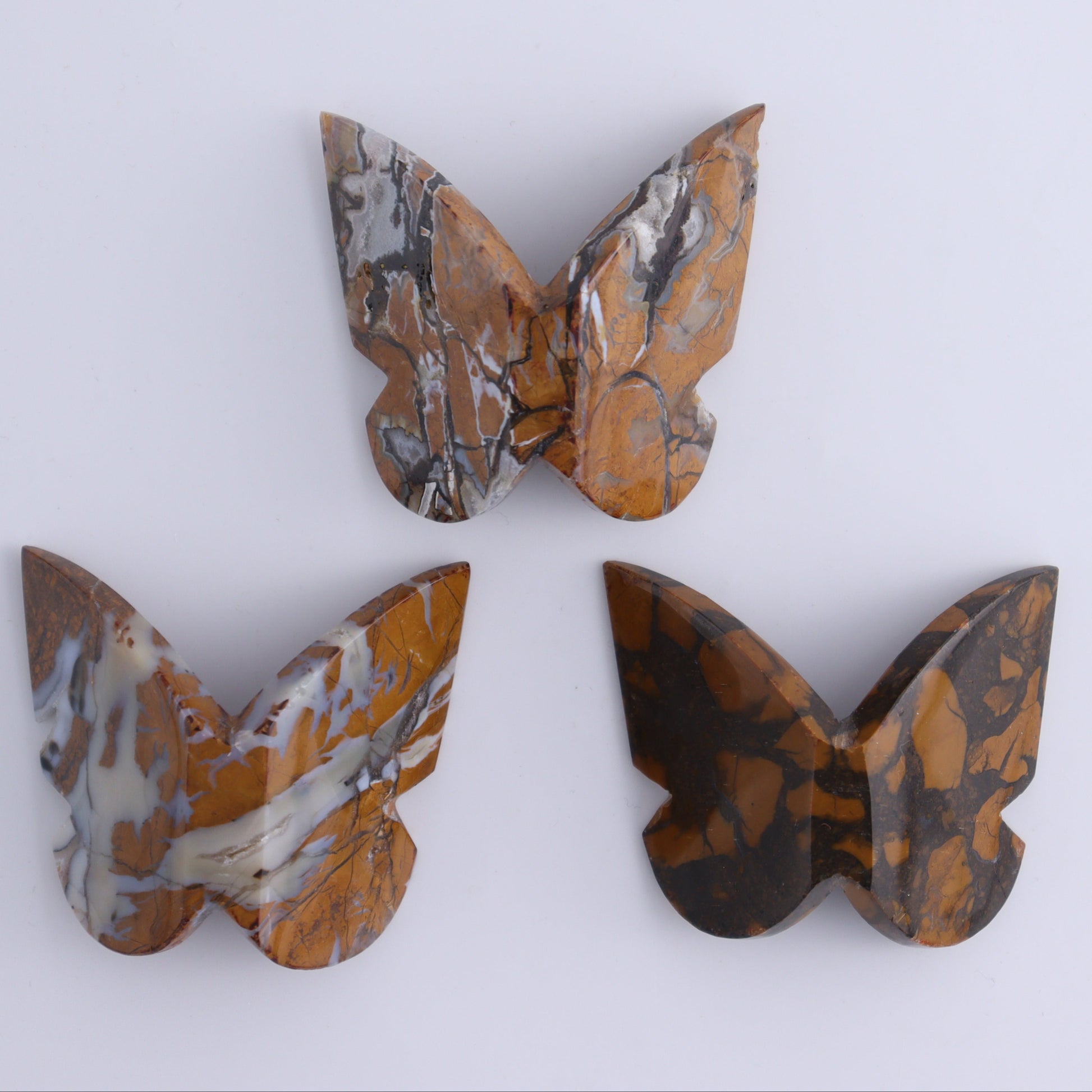 One Brecciated Jasper Butterfly - Expert Wholesale and Supplier of Wholesale Crystals & Bulk Gemstones, ["Brecciated Jasper","Butterflies","Butterfly","jasper"]