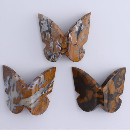 One Brecciated Jasper Butterfly - Expert Wholesale and Supplier of Wholesale Crystals & Bulk Gemstones, ["Brecciated Jasper","Butterflies","Butterfly","jasper"]