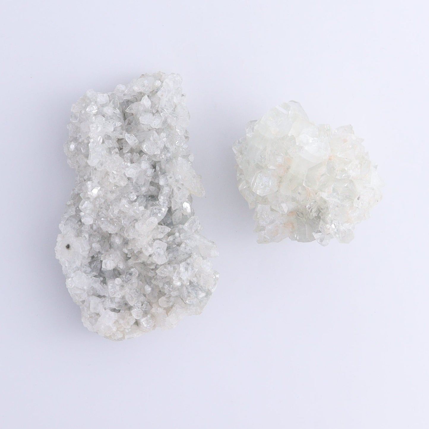 Apophyllite Clusters Set of 6 - Expert Wholesale and Supplier of Wholesale Crystals & Bulk Gemstones, ["Apophyllite","Clusters","Flats"]