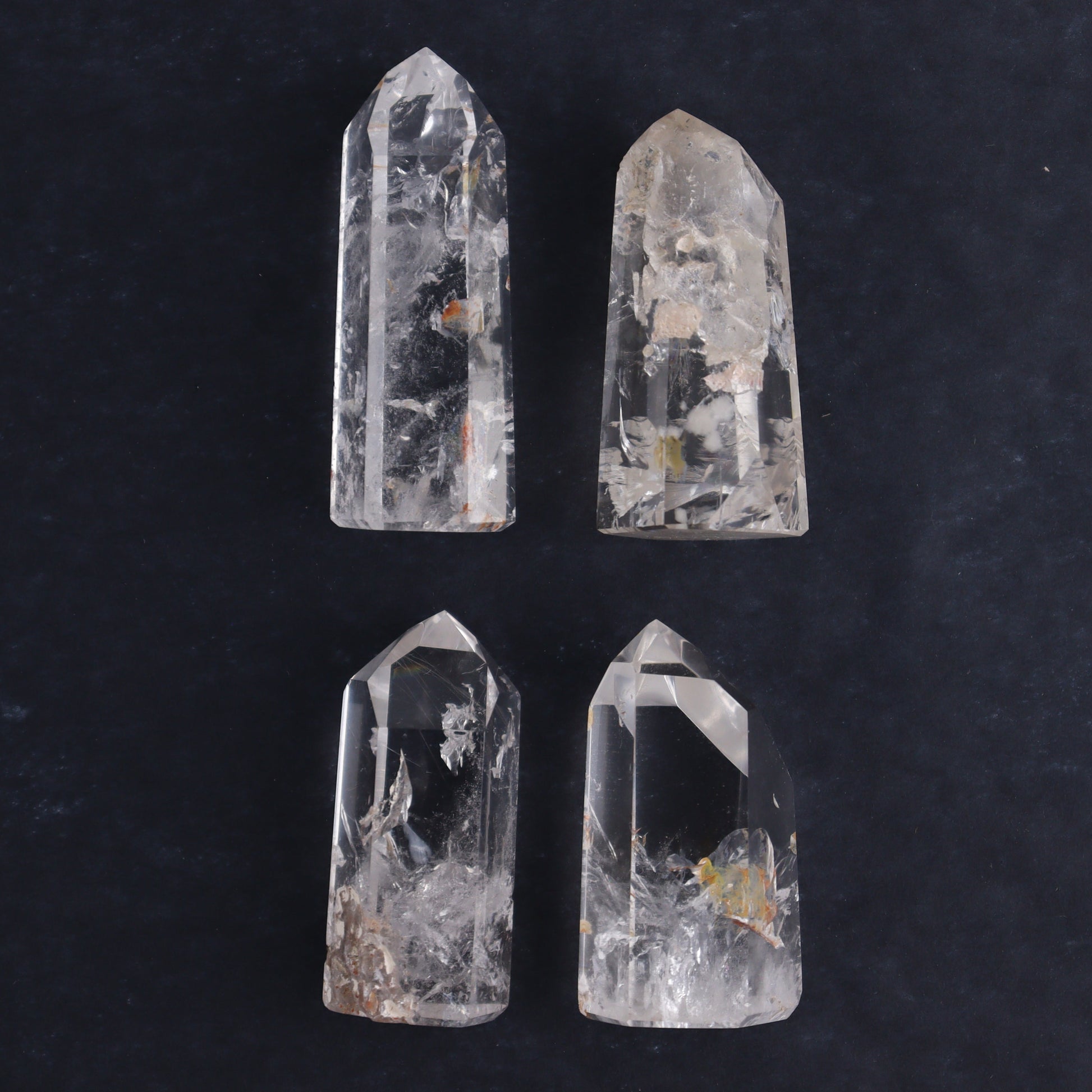 Quartz Towers Set of 8 - Expert Wholesale and Supplier of Wholesale Crystals & Bulk Gemstones, ["Quartz","Towers"]