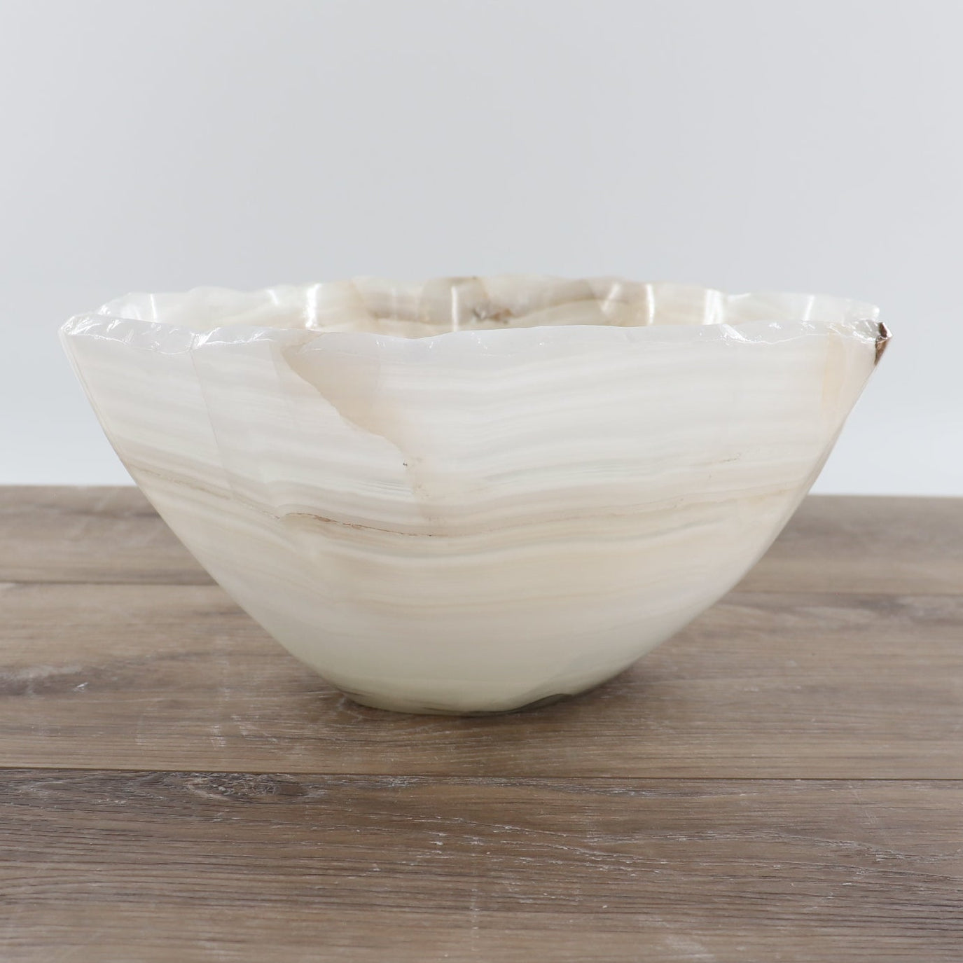 Mexican Onyx/Calcite Bowl 12"