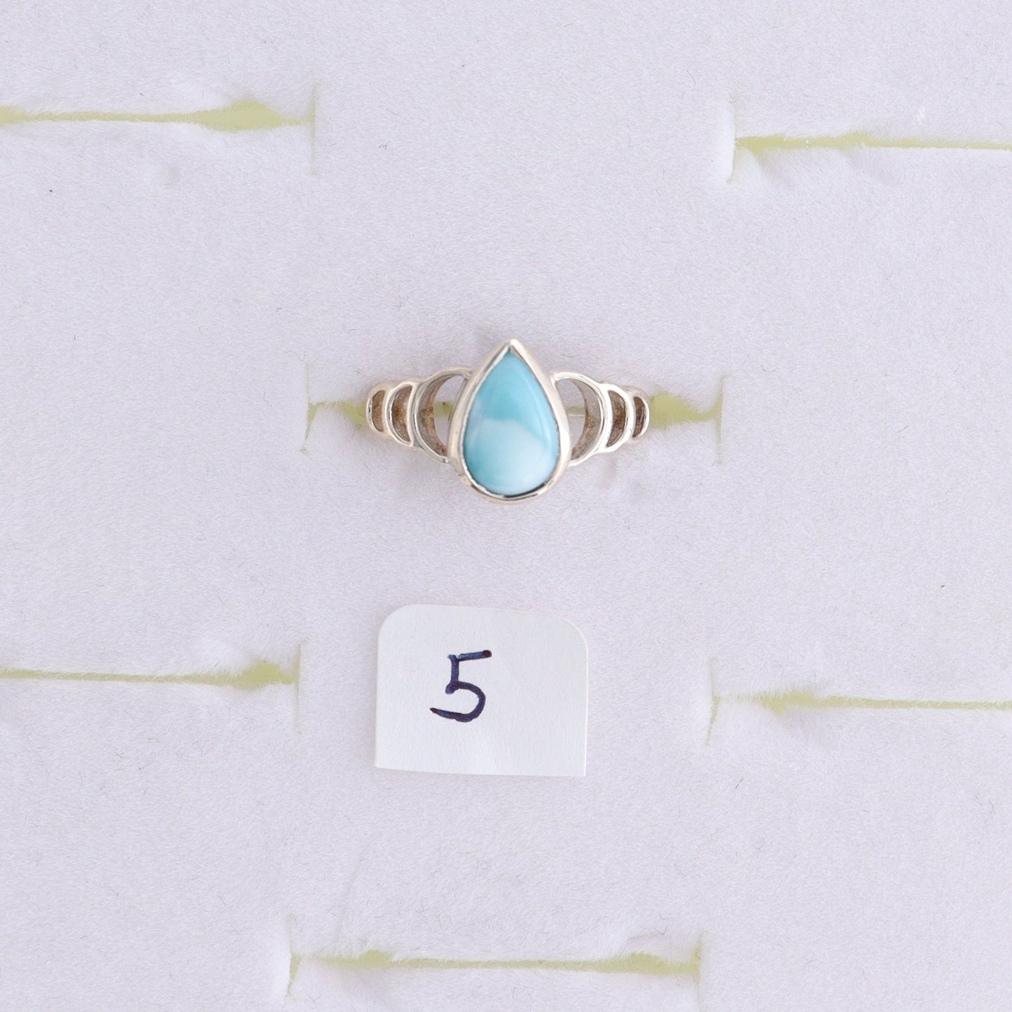 One Larimar Ring - Expert Wholesale and Supplier of Wholesale Crystals & Bulk Gemstones, ["India","Larimar","Ring","sterling silver"]