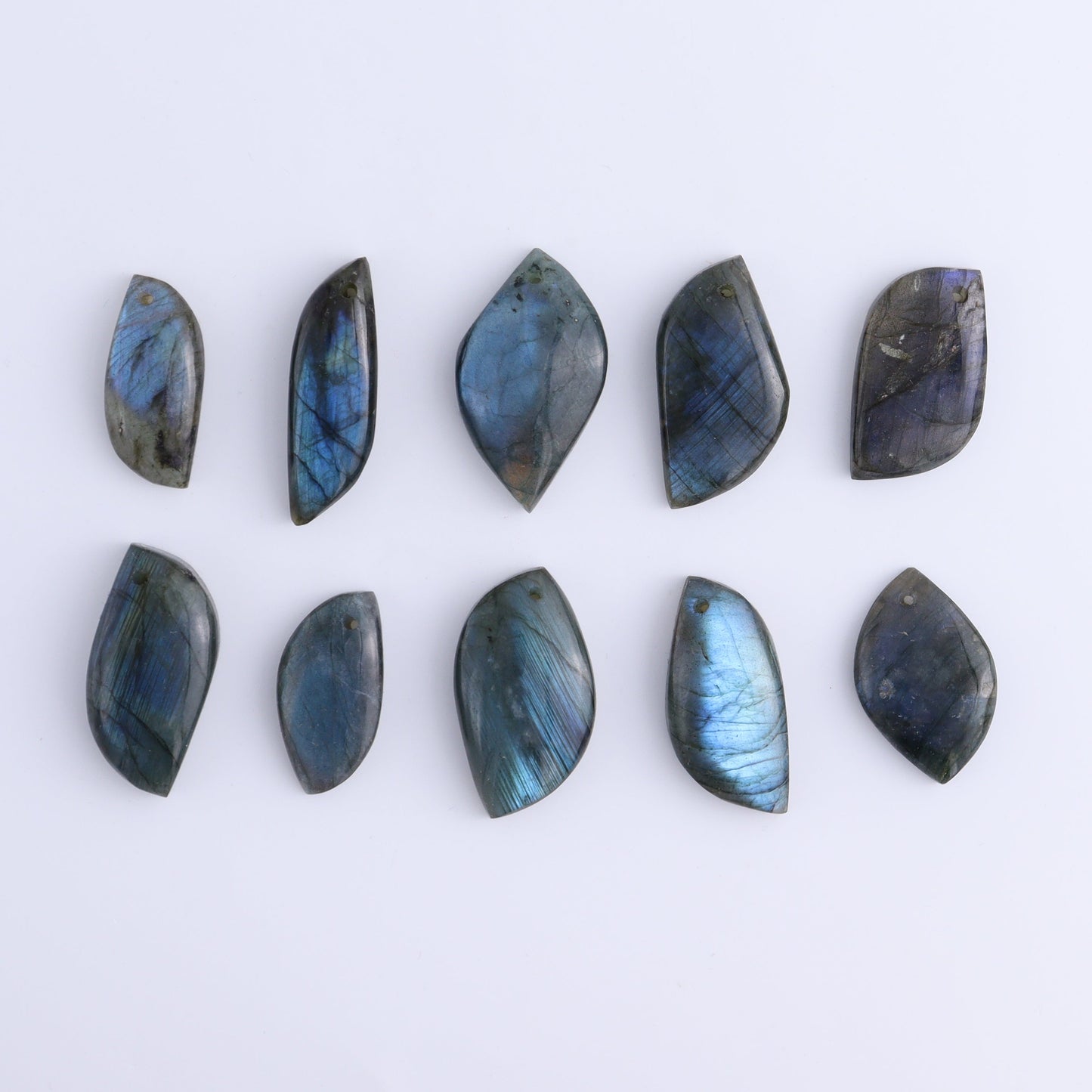 Labradorite Pendants Set of 10 - Expert Wholesale and Supplier of Wholesale Crystals & Bulk Gemstones, Labradorite, Pendant, Pendants