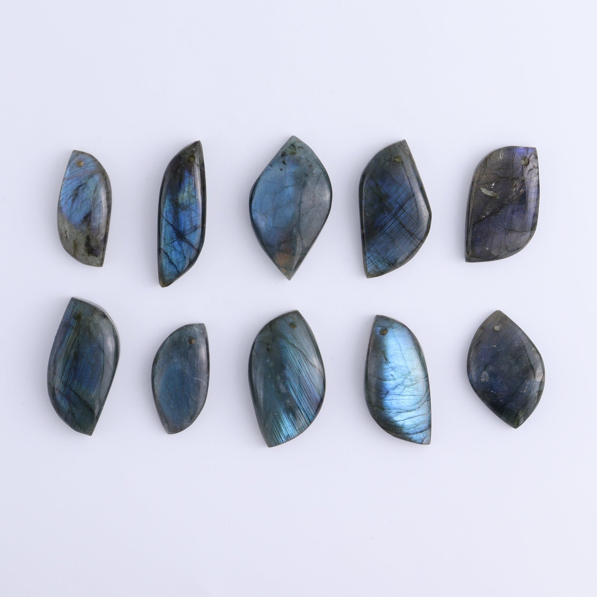 Labradorite Pendants Set of 10 - Expert Wholesale and Supplier of Wholesale Crystals & Bulk Gemstones, Labradorite, Pendant, Pendants