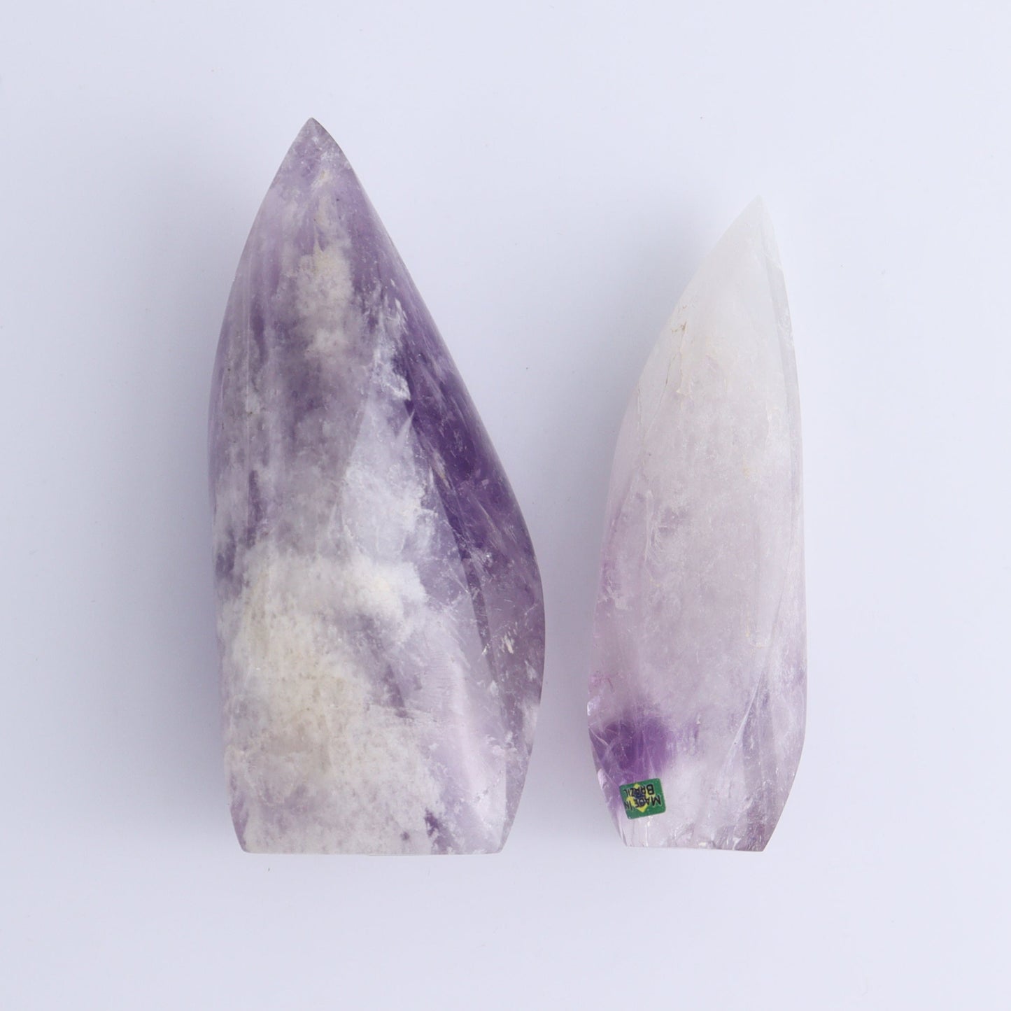 Imperfect Amethyst Flames Set of 6 - Expert Wholesale and Supplier of Wholesale Crystals & Bulk Gemstones, ["Amethyst","Brazil","close_30","flames"]