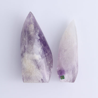 Imperfect Amethyst Flames Set of 6 - Expert Wholesale and Supplier of Wholesale Crystals & Bulk Gemstones, ["Amethyst","Brazil","close_30","flames"]