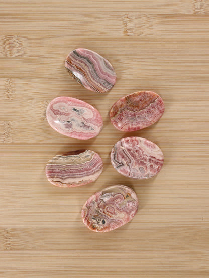 Rhodochrosite Worry Stones Set of 6 - Expert Wholesale and Supplier of Wholesale Crystals & Bulk Gemstones, []