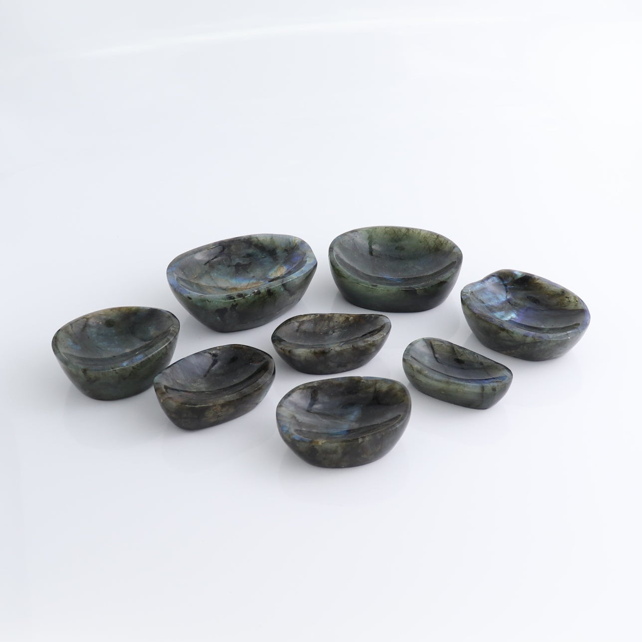 Labradorite Bowls Set of 8