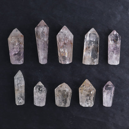 Powellite Amethyst UV Reactive Towers Set of 10