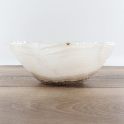 Mexican Onyx/Calcite Bowl 12"
