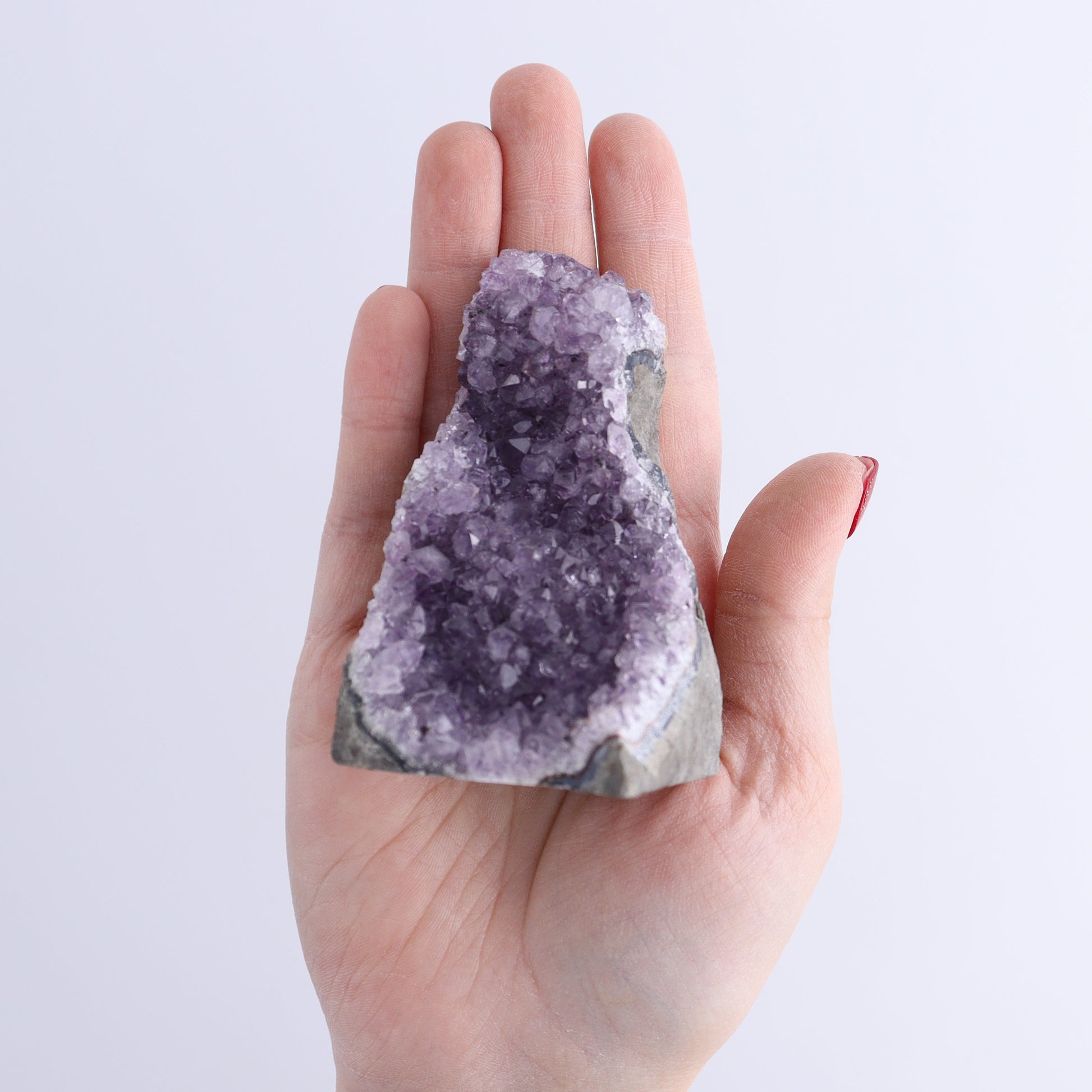 Amethyst Cut Base Set of 20 - Expert Wholesale and Supplier of Wholesale Crystals & Bulk Gemstones, ["Amethyst","Cut Base"]