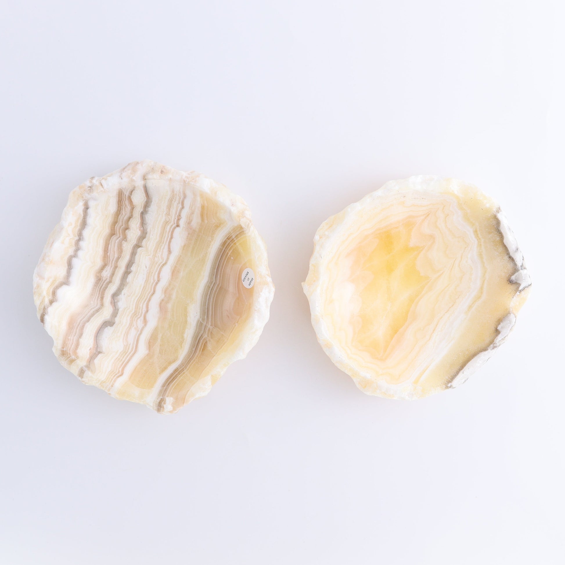 One Mexican Onyx/Calcite Yellow Zebra Rustic Bowl - Expert Wholesale and Supplier of Wholesale Crystals & Bulk Gemstones, ["bowl","Calcite","Catalog Onyx","Decorative Dish","Mexico","onyx"]