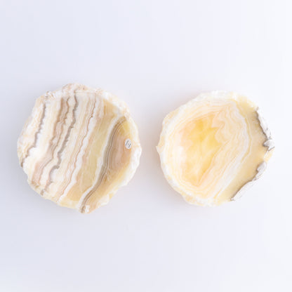 One Mexican Onyx/Calcite Yellow Zebra Rustic Bowl - Expert Wholesale and Supplier of Wholesale Crystals & Bulk Gemstones, ["bowl","Calcite","Catalog Onyx","Decorative Dish","Mexico","onyx"]