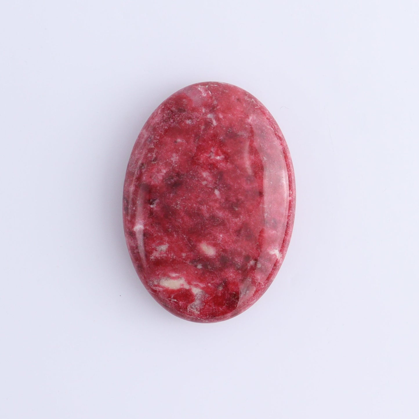 Thulite Palm Stones Set of 3 - Expert Wholesale and Supplier of Wholesale Crystals & Bulk Gemstones, ["Palm Stones","thulite"]