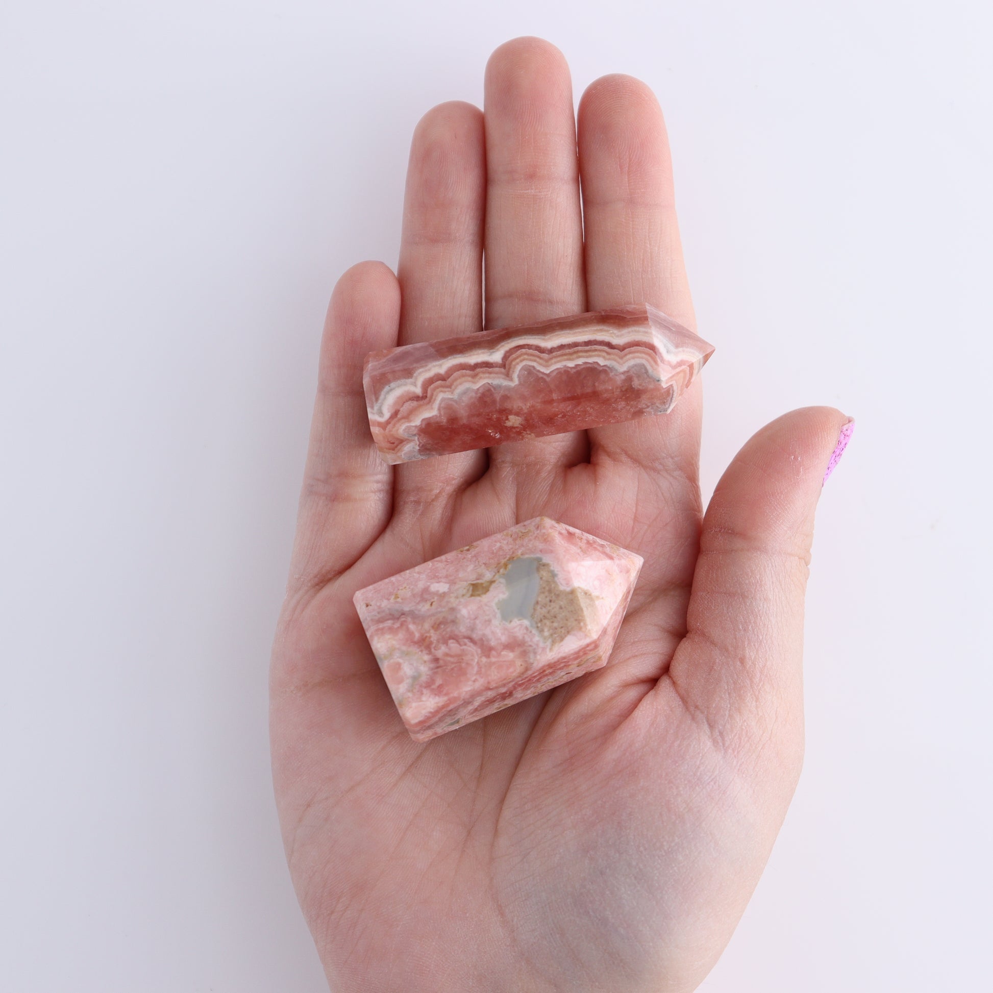 Rhodochrosite Towers Set of 5 - Expert Wholesale and Supplier of Wholesale Crystals & Bulk Gemstones, ["Argentina","Rhodochrosite","Towers"]