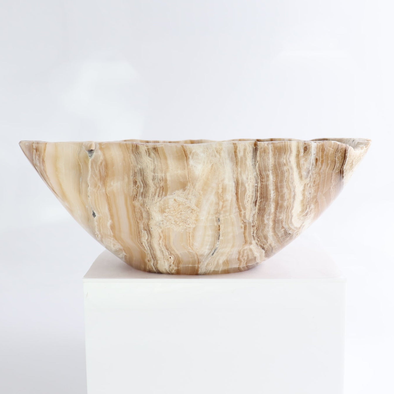 Mexican Onyx/Calcite Bowl 10"