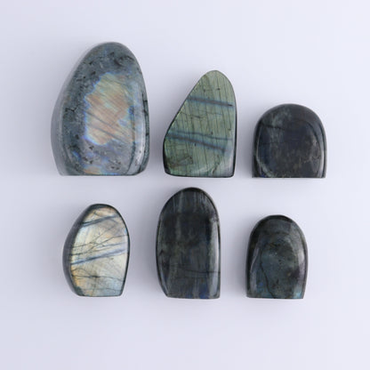 Labradorite Freeform Set of 6 - Expert Wholesale and Supplier of Wholesale Crystals & Bulk Gemstones, ["Freeforms","Labradorite","Madagascar"]