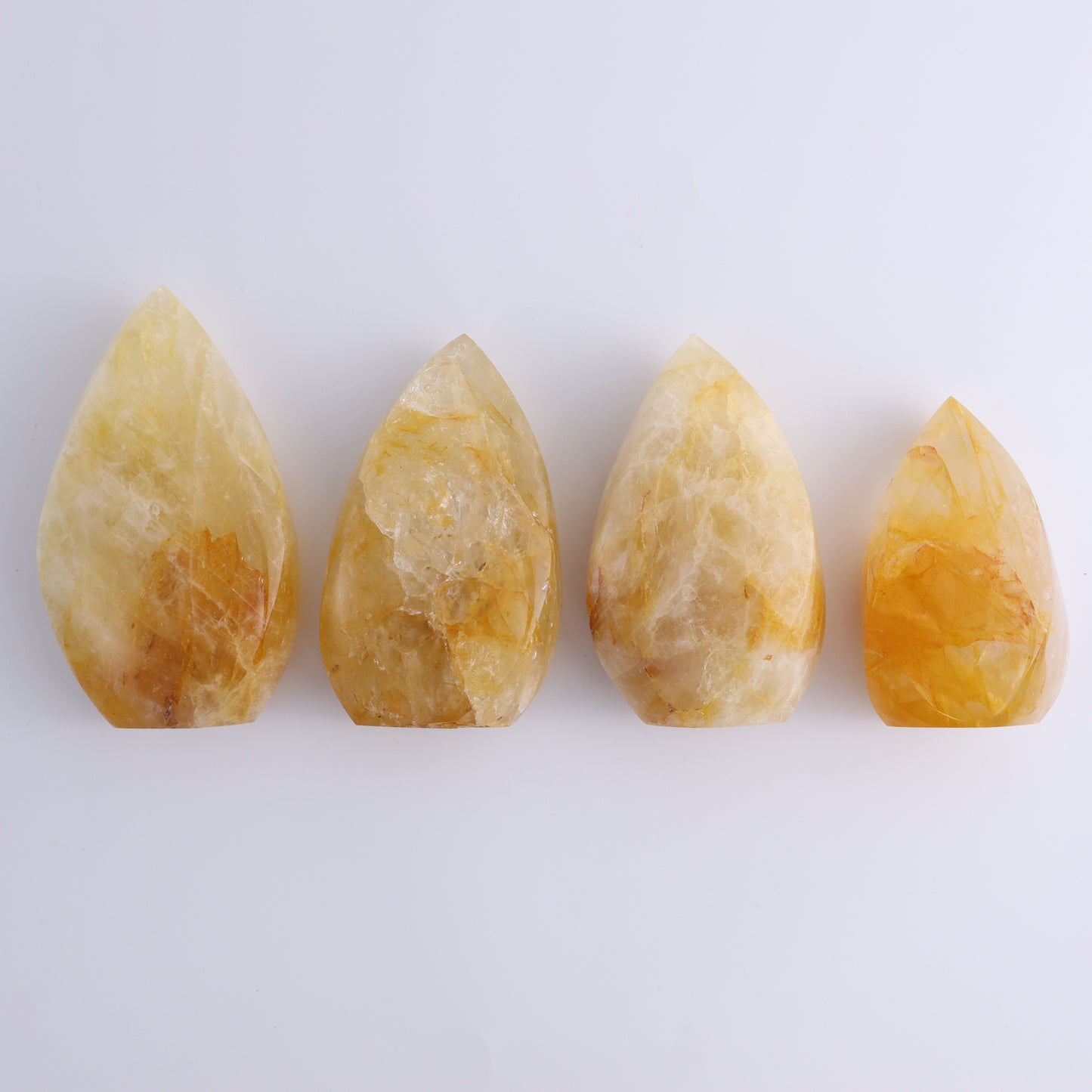 Golden Healer Flames Set of 4 - Expert Wholesale and Supplier of Wholesale Crystals & Bulk Gemstones, ["Brazil","flames","Golden Healer"]