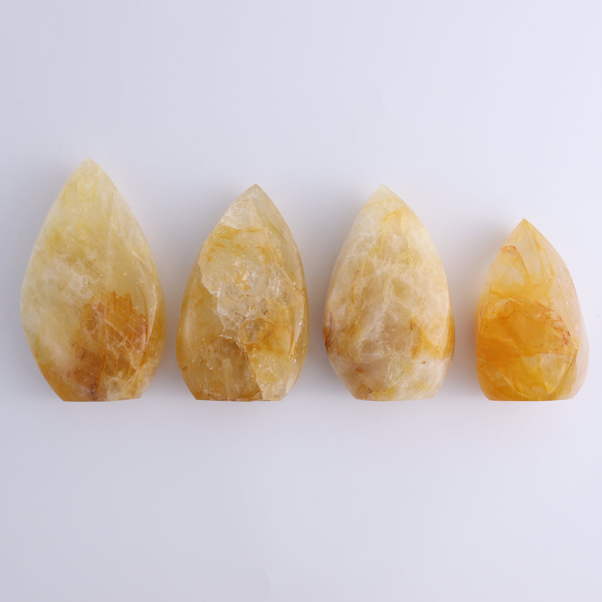 Golden Healer Flames Set of 4 - Expert Wholesale and Supplier of Wholesale Crystals & Bulk Gemstones, ["Brazil","flames","Golden Healer"]