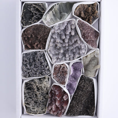 Uruguay Amethyst Clusters with Formations Flat of 19 - Expert Wholesale and Supplier of Wholesale Crystals & Bulk Gemstones, ["Amethyst","Clusters","Formations","Uruguay"]