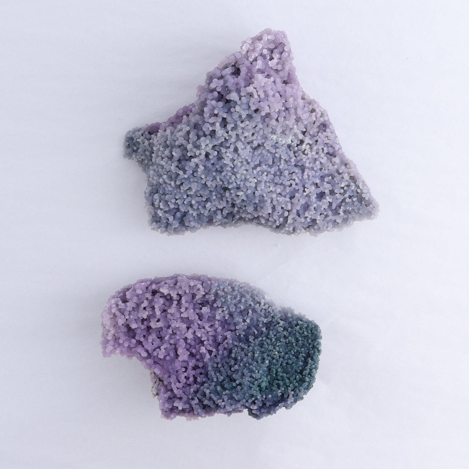 Grape Agate Cluster Set of 2 - Expert Wholesale and Supplier of Wholesale Crystals & Bulk Gemstones, ["Clusters","Grape agate","Indonesia"]