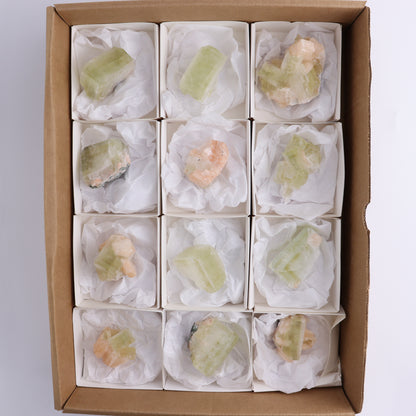 Apophyllite Clusters Flat of 12