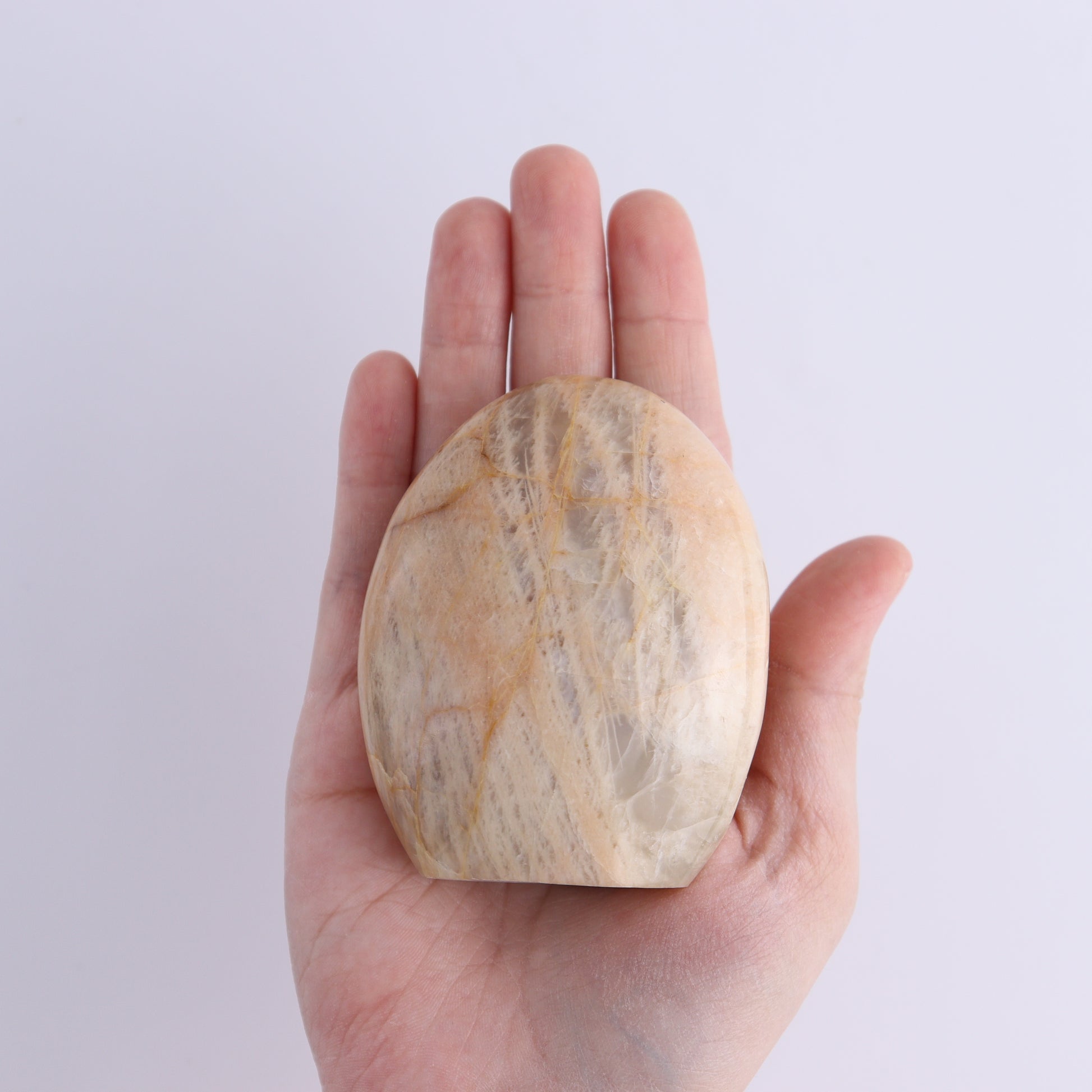 Peach Moonstone Freeform Set of 5 - Expert Wholesale and Supplier of Wholesale Crystals & Bulk Gemstones, ["Freeforms","Peach Moonstone"]