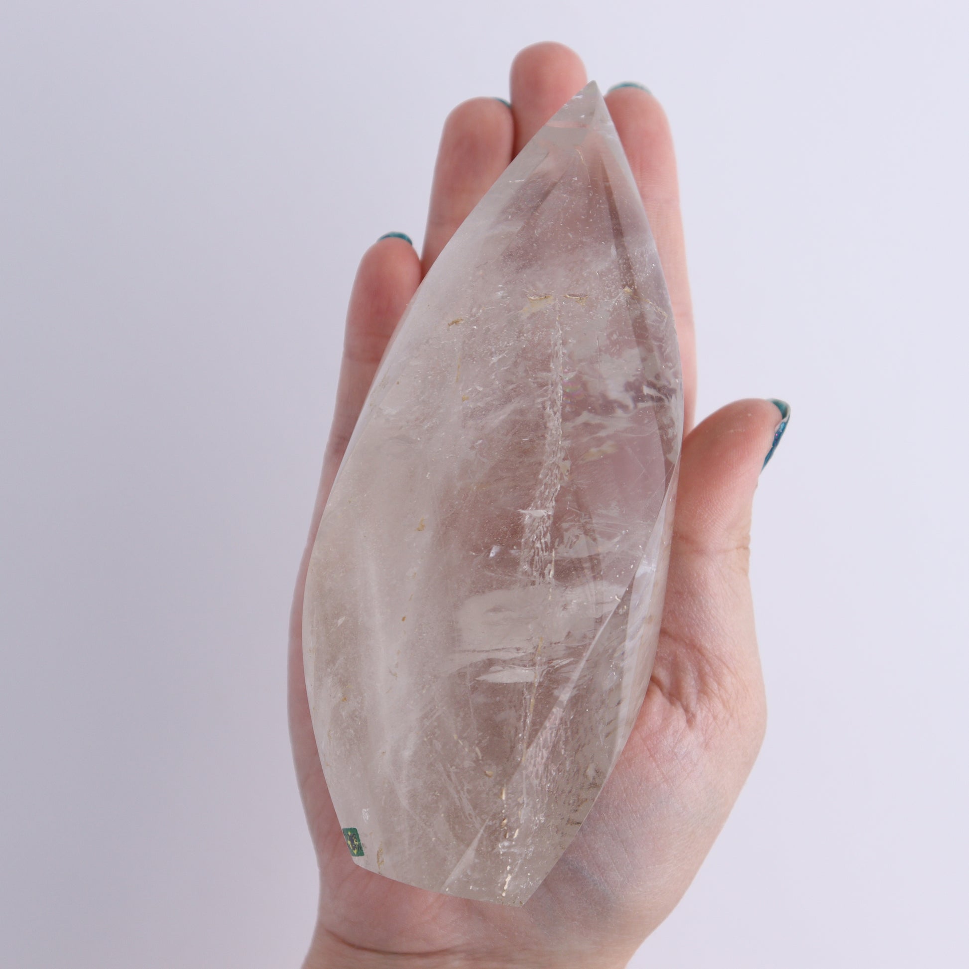 Imperfect Clear and Smoky Quartz Flames Set of 4 - Expert Wholesale and Supplier of Wholesale Crystals & Bulk Gemstones, ["Brazil","Clear Quartz","flames","Quartz"]