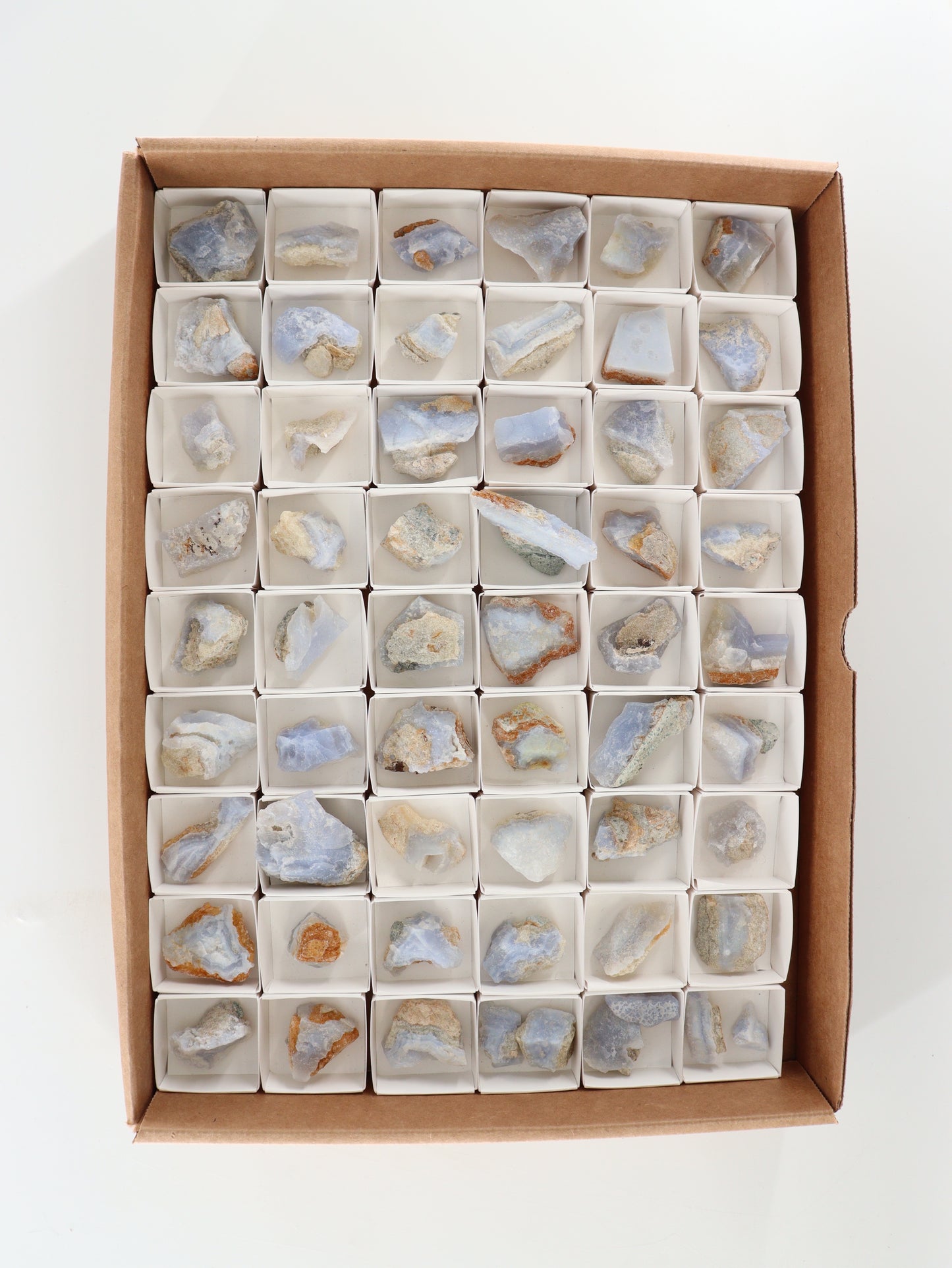 Blue Lace Agate Flat - Expert Supplier of Wholesale Crystals & Bulk Gemstones