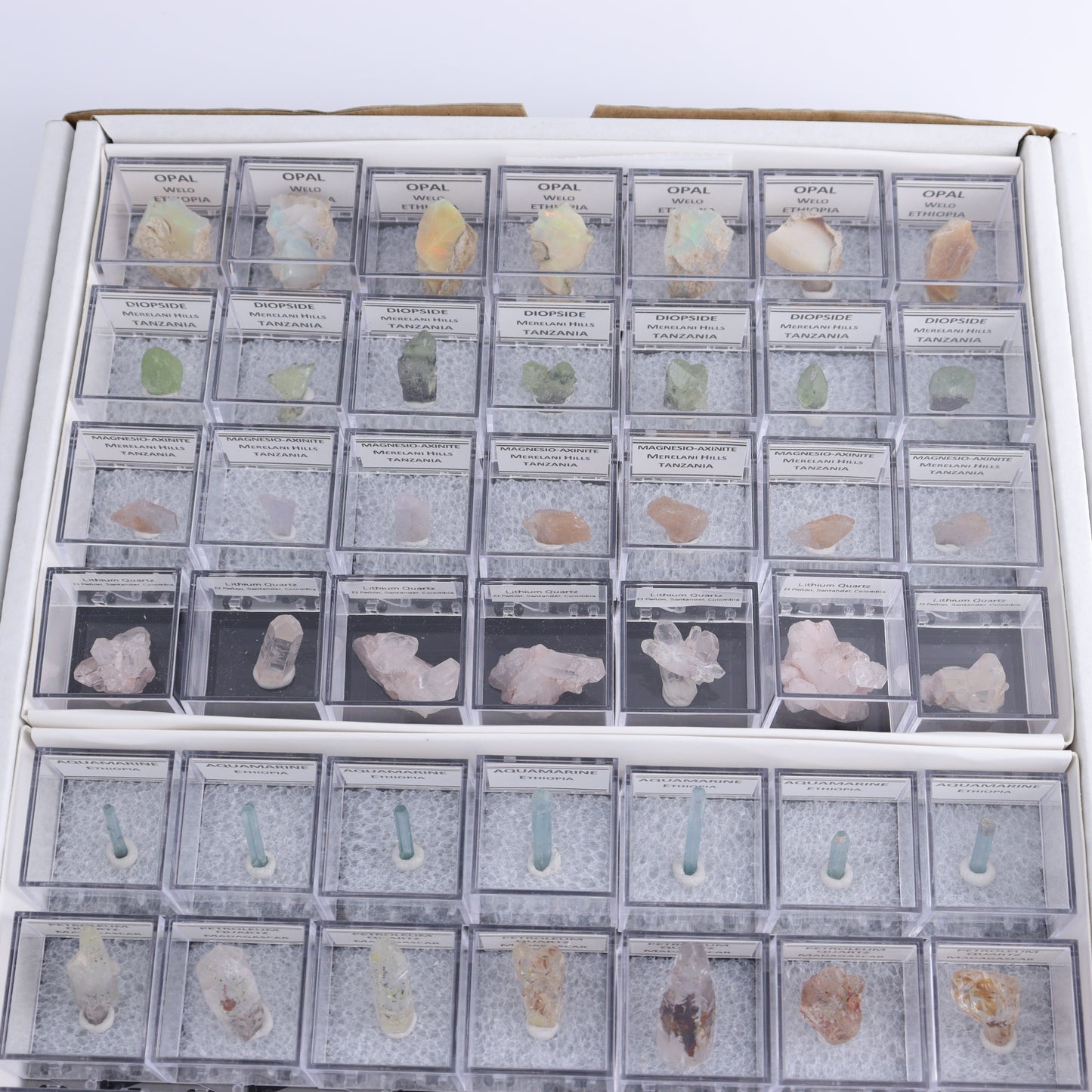 Mixed Mineral Thumbnails Flat