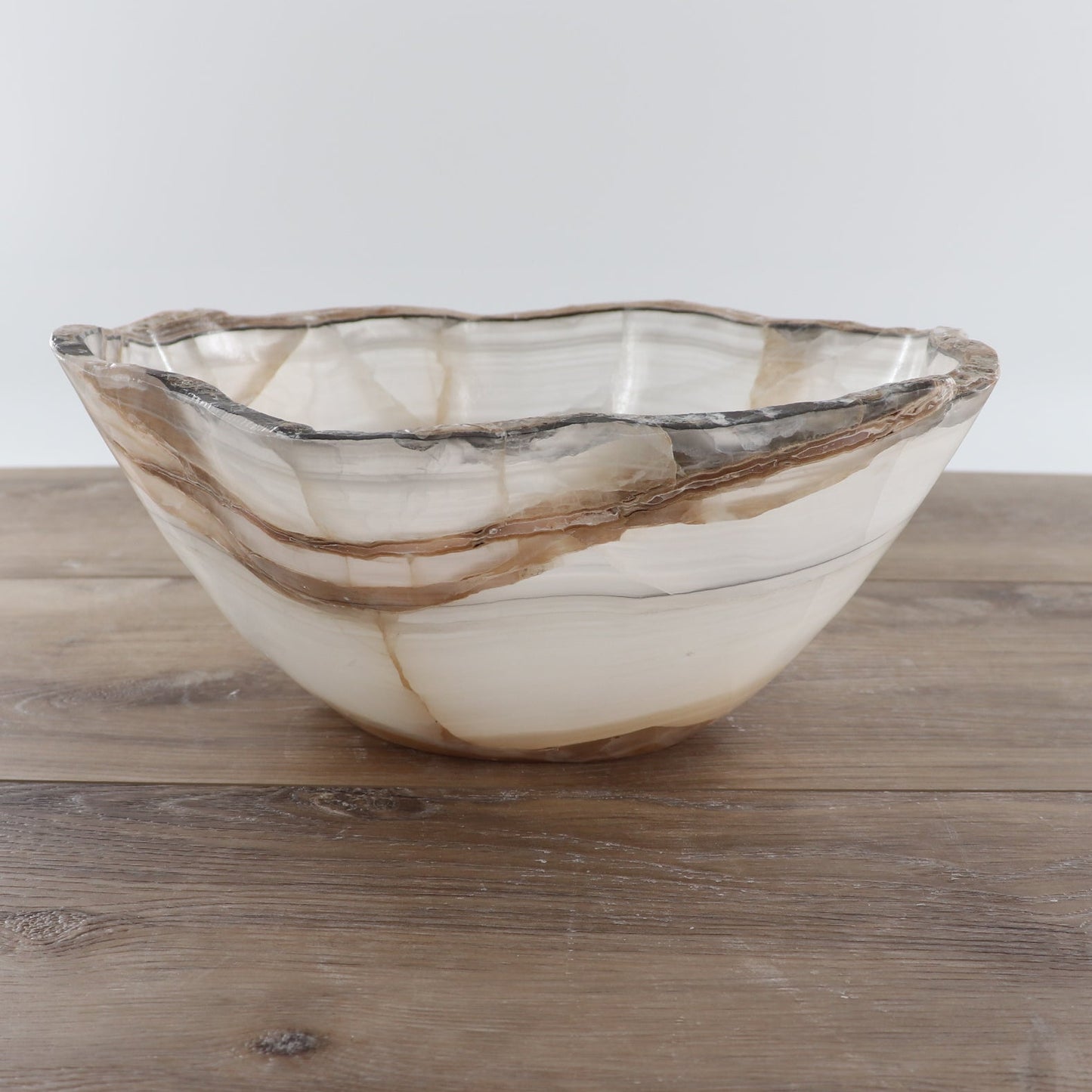 Mexican Onyx/Calcite Bowl 12"