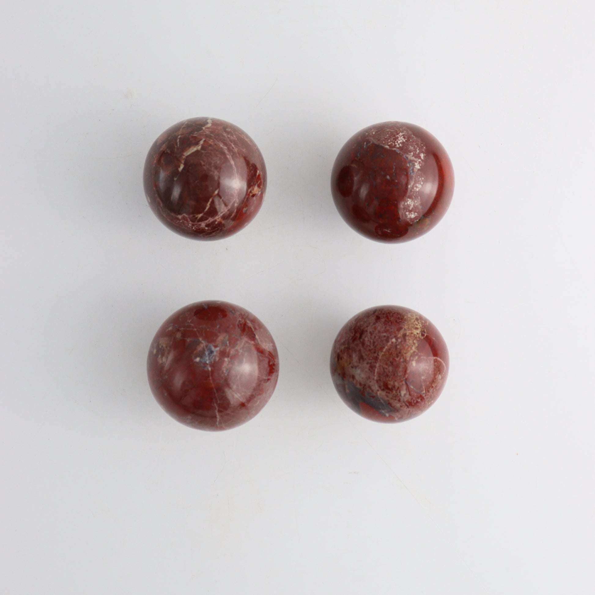 Red Jasper Spheres - Expert Wholesale and Supplier of Wholesale Crystals & Bulk Gemstones, ["India","Red Jasper","Spheres"]