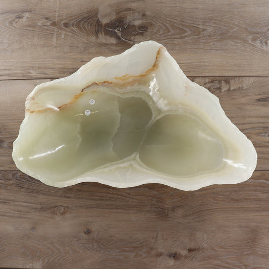 Mexican Onyx/Calcite Bowl 20" - Expert Wholesale and Supplier of Wholesale Crystals & Bulk Gemstones, ["Bowls","Calcite","Mexico","onyx"]