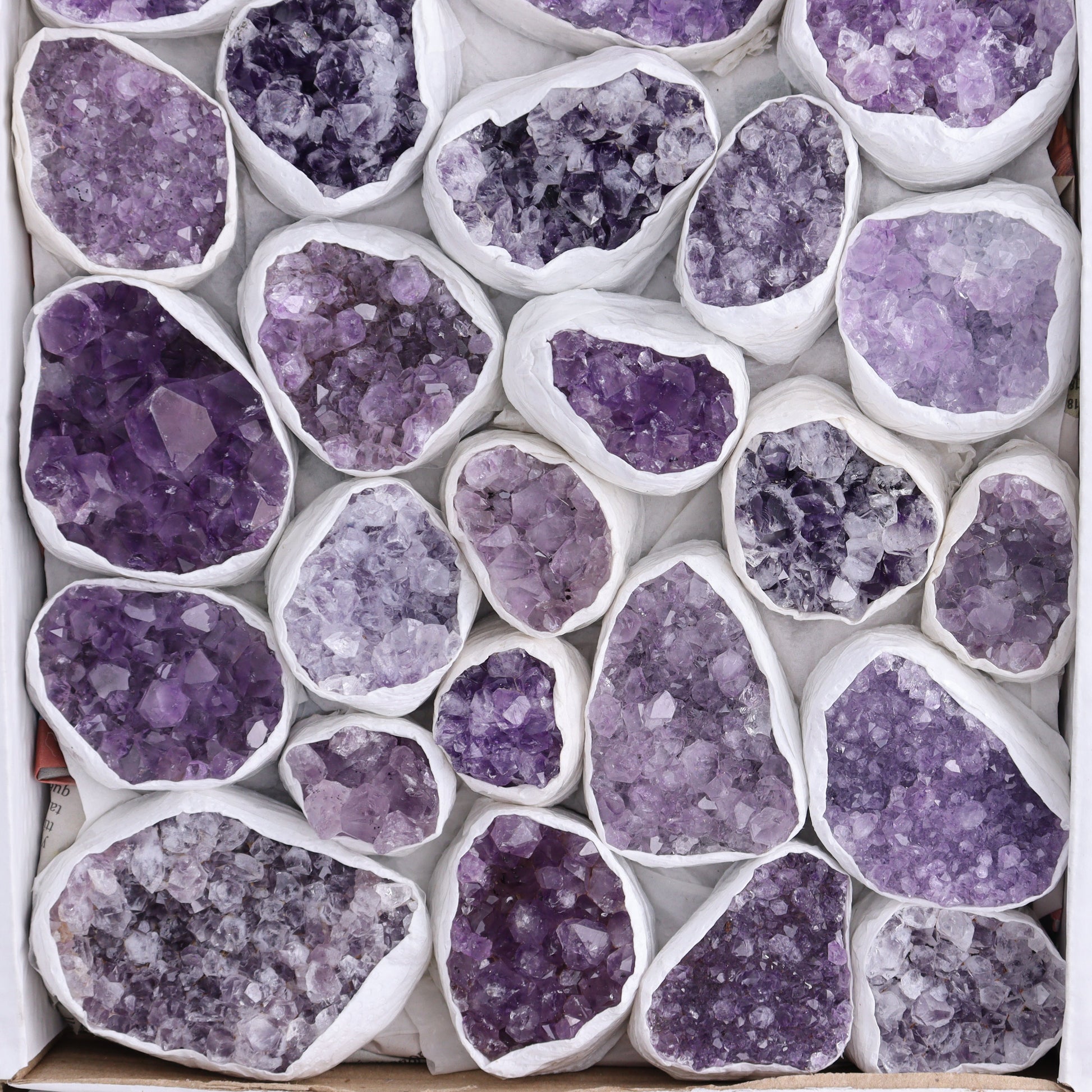 One Uruguay Amethyst Clusters Flat - Expert Wholesale and Supplier of Wholesale Crystals & Bulk Gemstones, ["Amethyst","flat","Flats","Uruguay"]