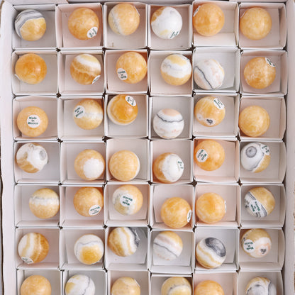 Onyx Spheres Set of 54 - Expert Wholesale and Supplier of Wholesale Crystals & Bulk Gemstones, ["Mexico","onyx","Spheres"]