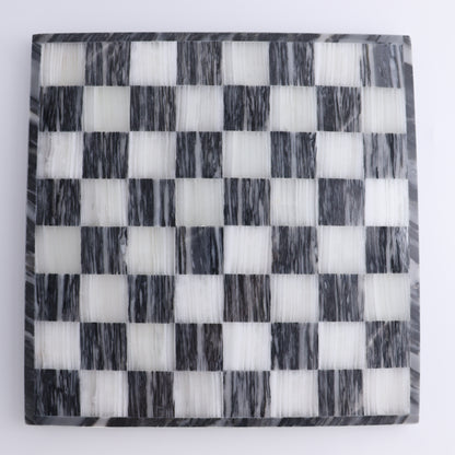 Large Onyx and Marble Chess Set (Gray) - Expert Wholesale and Supplier of Wholesale Crystals & Bulk Gemstones, ["Black Marble","Catalog Onyx","Marble","onyx"]