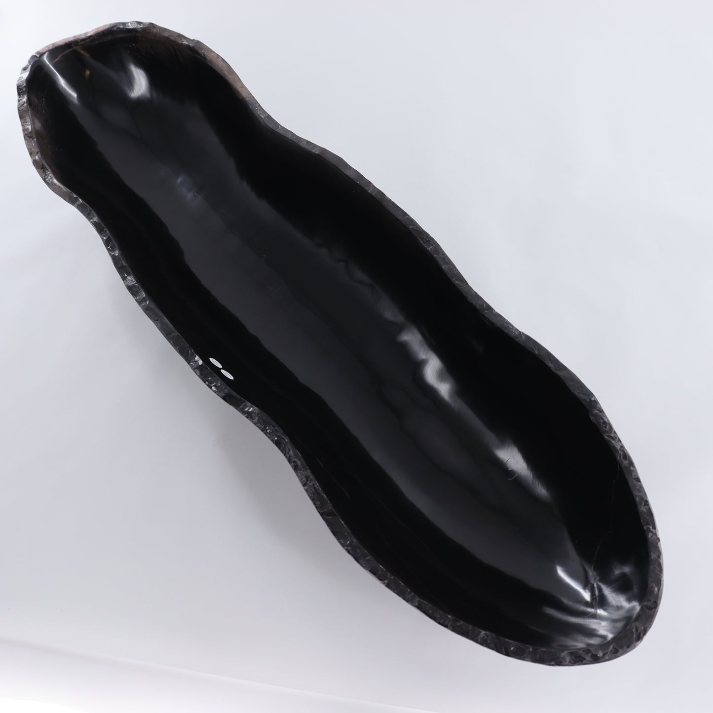 Black Marble Canoe Bowl - Expert Wholesale and Supplier of Wholesale Crystals & Bulk Gemstones, ["Black Marble","Bowls","canoe","Marble","Mexico"]