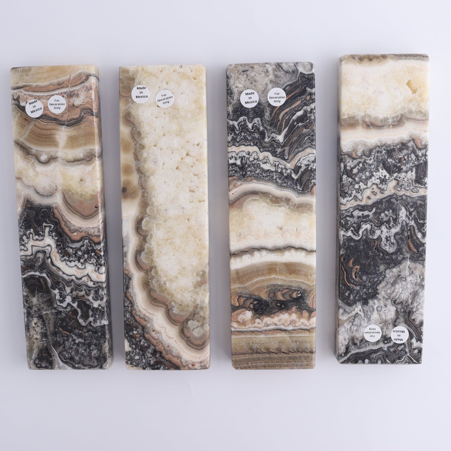 Onyx Incense Holders Set of 5 - Expert Wholesale and Supplier of Wholesale Crystals & Bulk Gemstones, ["Incense holders","Mexico","onyx"]