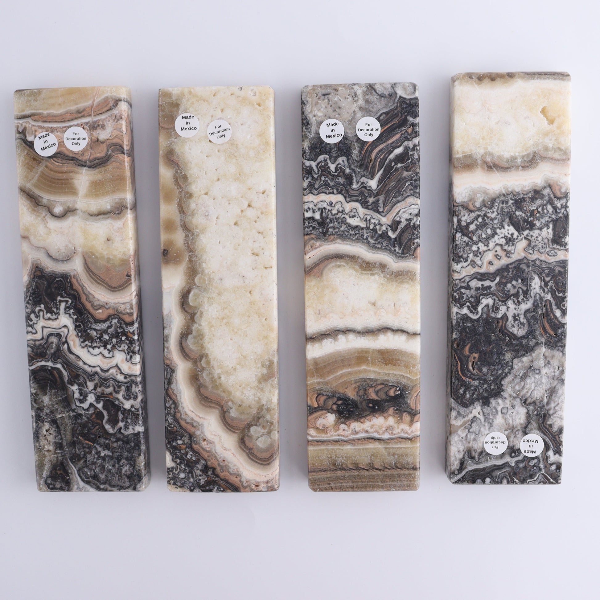 Onyx Incense Holders Set of 5 - Expert Wholesale and Supplier of Wholesale Crystals & Bulk Gemstones, ["Incense holders","Mexico","onyx"]