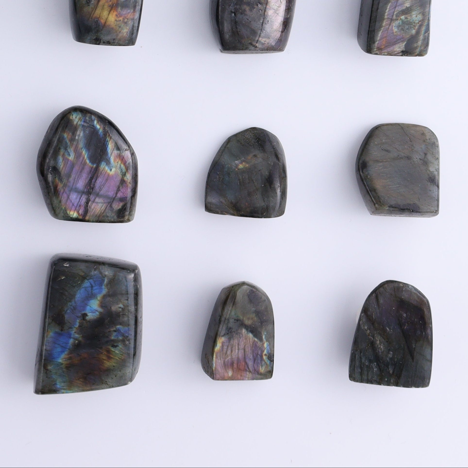 Labradorite Freeform Set of 20 - Expert Wholesale and Supplier of Wholesale Crystals & Bulk Gemstones, ["Freeforms","Labradorite","Madagascar"]