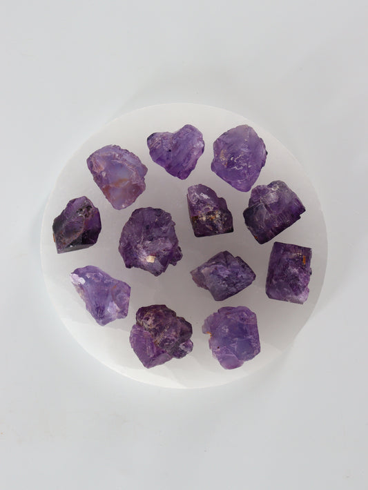 Rough Fluorite Set of 12