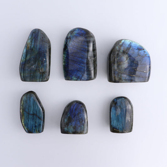 Labradorite Freeform Set of 6 - Expert Wholesale and Supplier of Wholesale Crystals & Bulk Gemstones, ["Freeforms","Labradorite","Madagascar"]