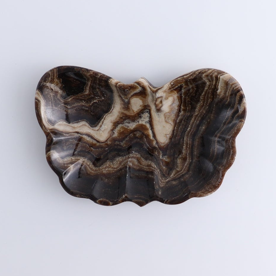 Mexican Onyx/Calcite Butterfly Dish Set of 5