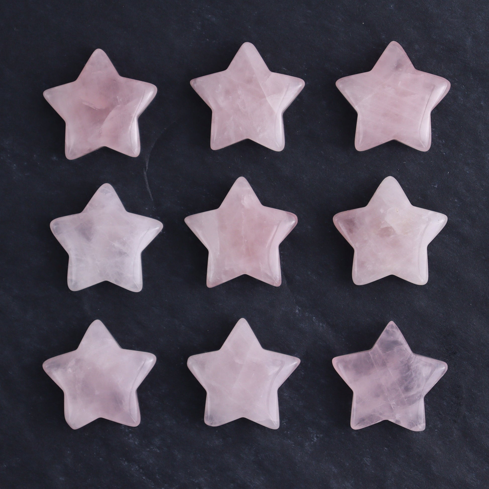 One Rose Quartz Star - Expert Wholesale and Supplier of Wholesale Crystals & Bulk Gemstones, ["moons","Rose Quartz"]